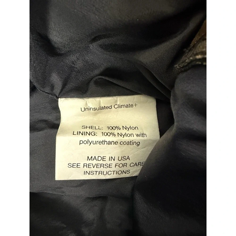 VTG Gander Mount Climate+ Pants Men's 34 X 30 Camo Outdoor Rainwear Made In USA